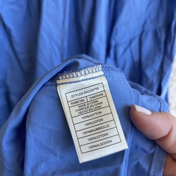 Steve Madden Leena Maxi Dress In Ultramarine Blue One Shoulder Small Ruffle - Picture 6 of 10